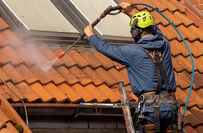 Démoussage et hydrofuge de toiture à Modane